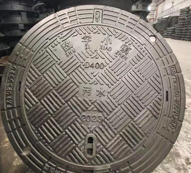 袁州球墨铸铁防沉降井盖展示